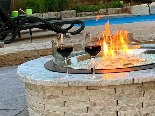 Outdoor Fire Pits Fireplaces In, Custom Fire Pit Rings Canada